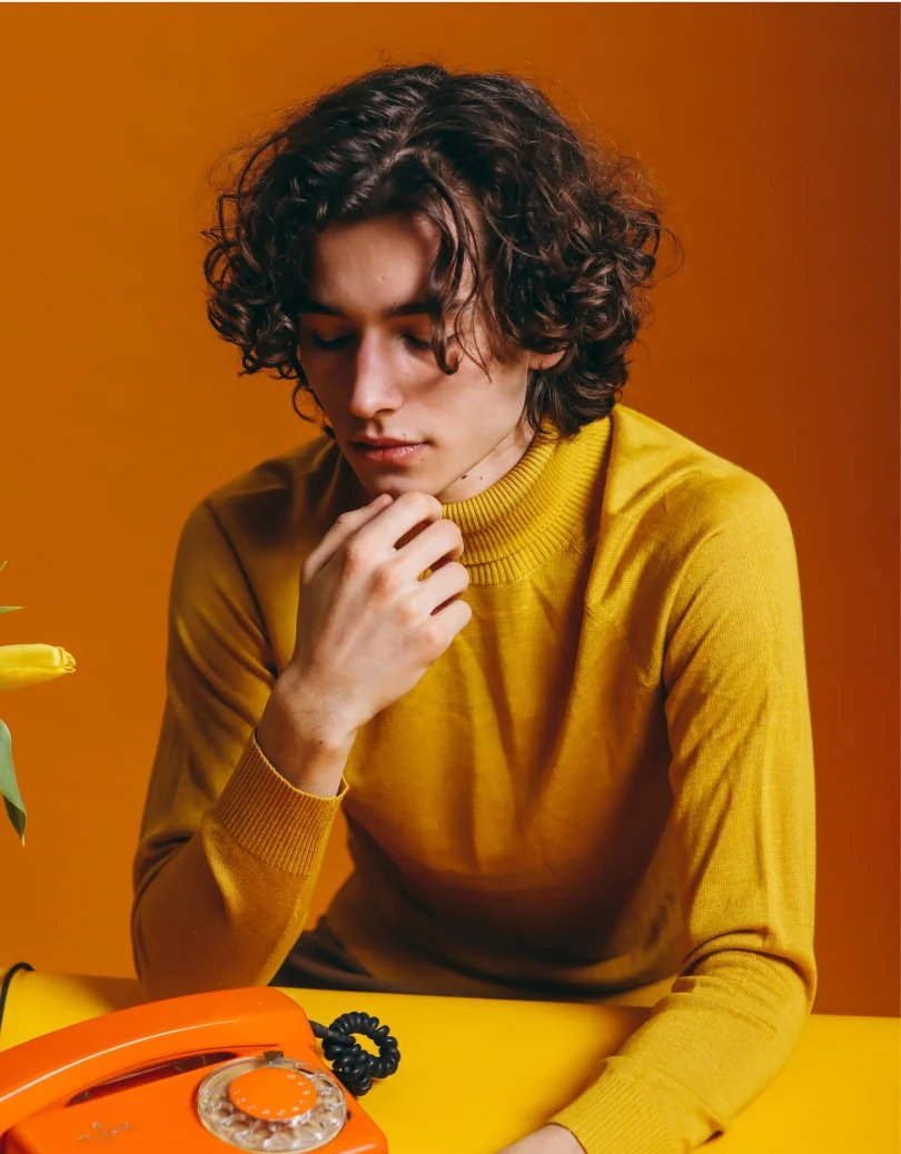 Mustard TurtleneckOrange S